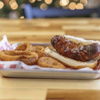 Lunch Bacon Wrapped Sausage Sandwich