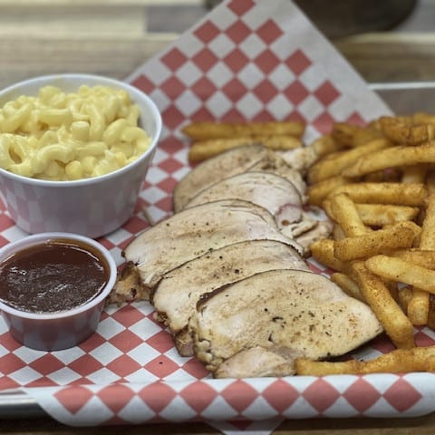 Smokehouse Chicken Dinner.